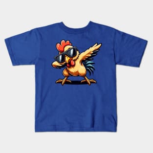 Cool Dabbing Chick Kids T-Shirt
